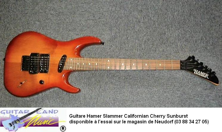 Guitare Hamer Slammer Californian Cherry Sunburst